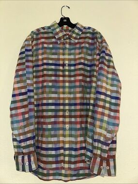 Robert Graham Multicolor Plaid Button-Down Shirt